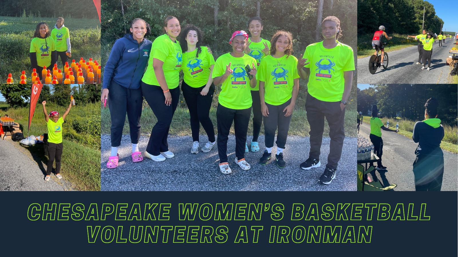 Women's Basketball Volunteers at Iron Man